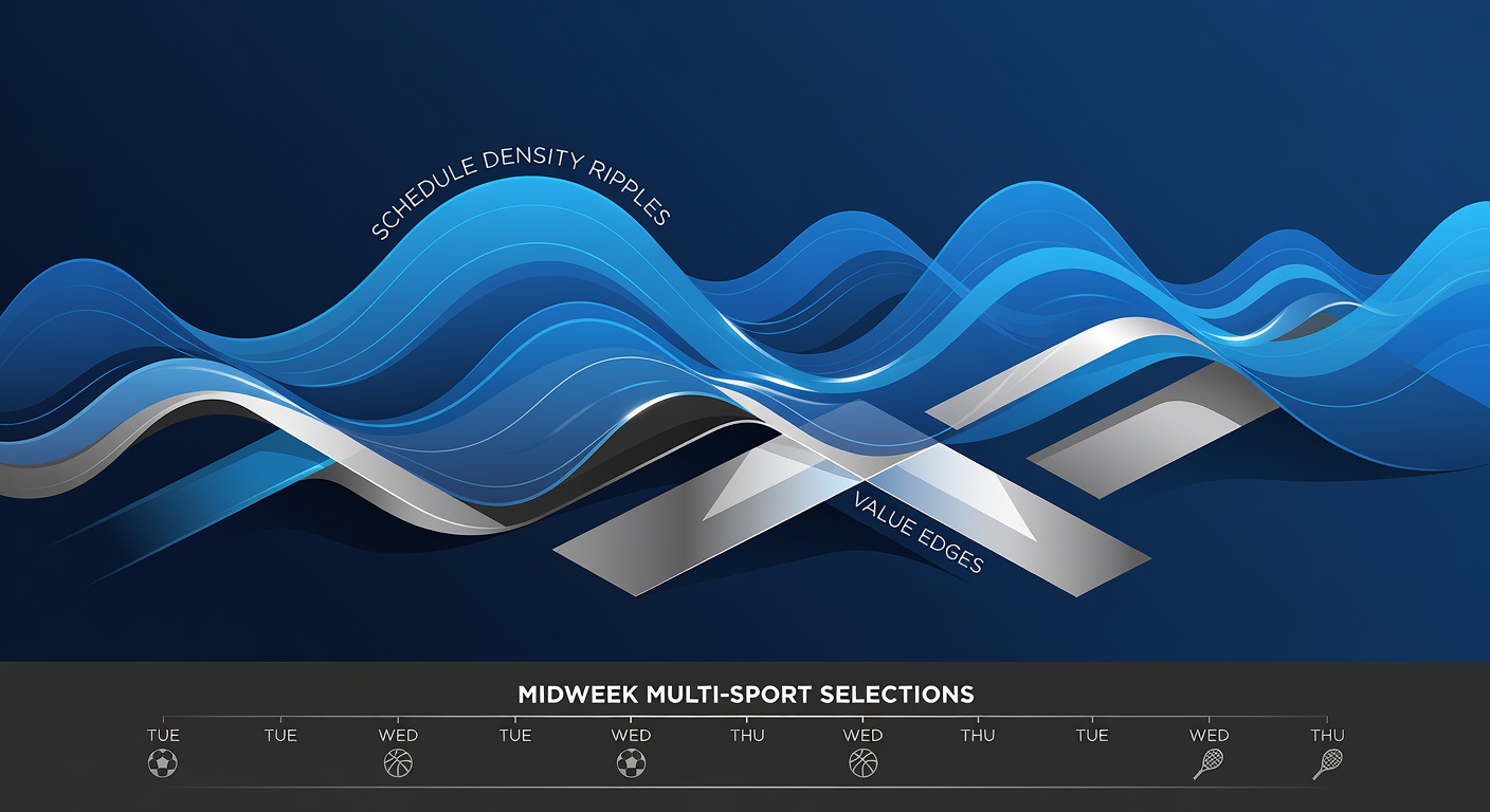 Detailed chart illustrating value edge calculations derived from schedule density ripples in midweek selections