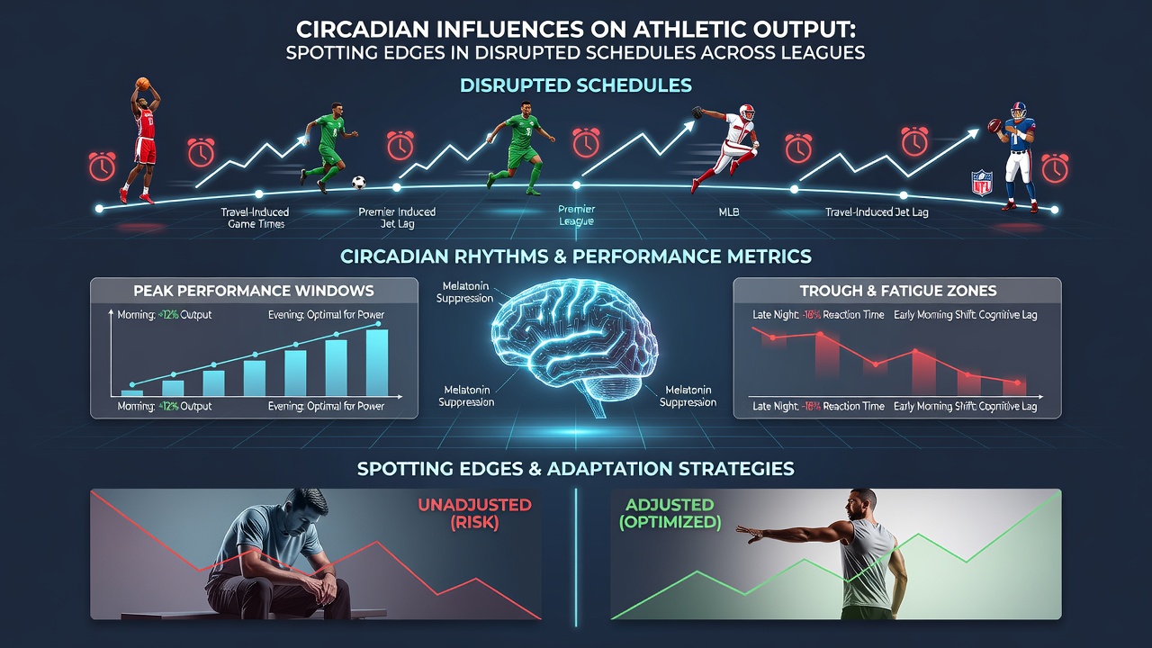 Sports scientists reviewing sleep and performance data collected from athletes after long-haul travel